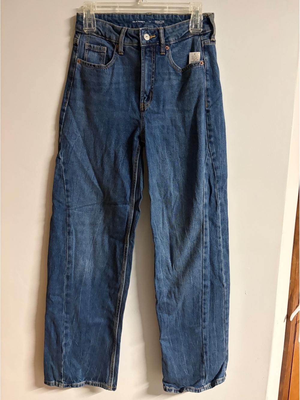 Old Navy jeans wide leg size 0